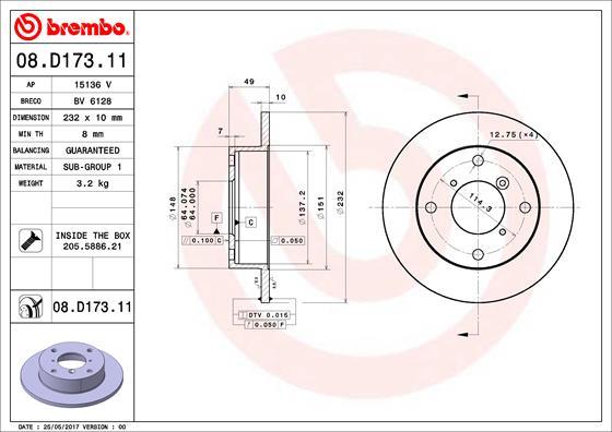 AP 15136 V - Disque de frein cwaw.fr