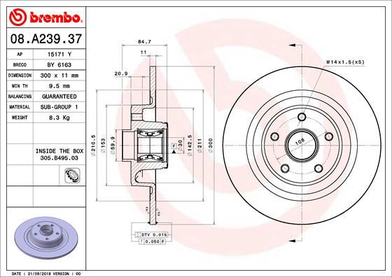 AP 15171Y - Disque de frein cwaw.fr