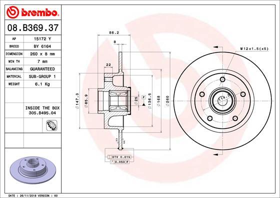 AP 15172Y - Disque de frein cwaw.fr