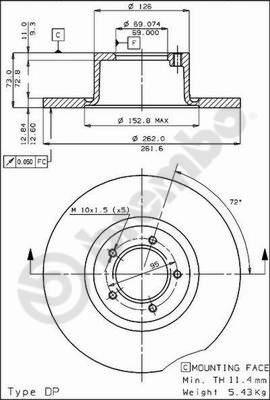 AP 16600 - Disque de frein cwaw.fr