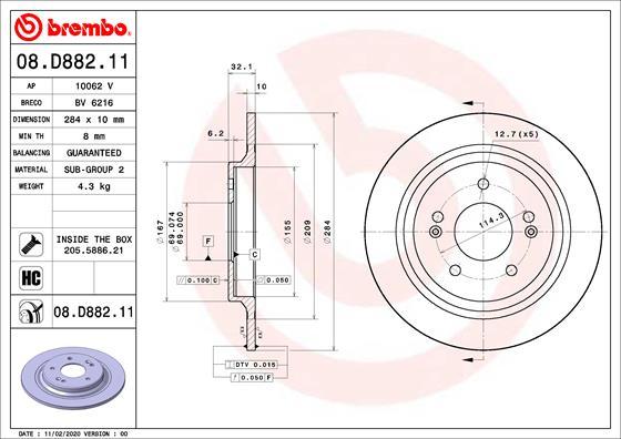 AP 10062 V - Disque de frein cwaw.fr