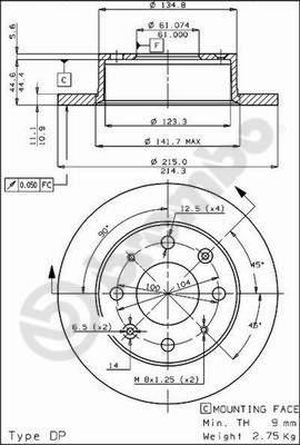 AP 10140 - Disque de frein cwaw.fr