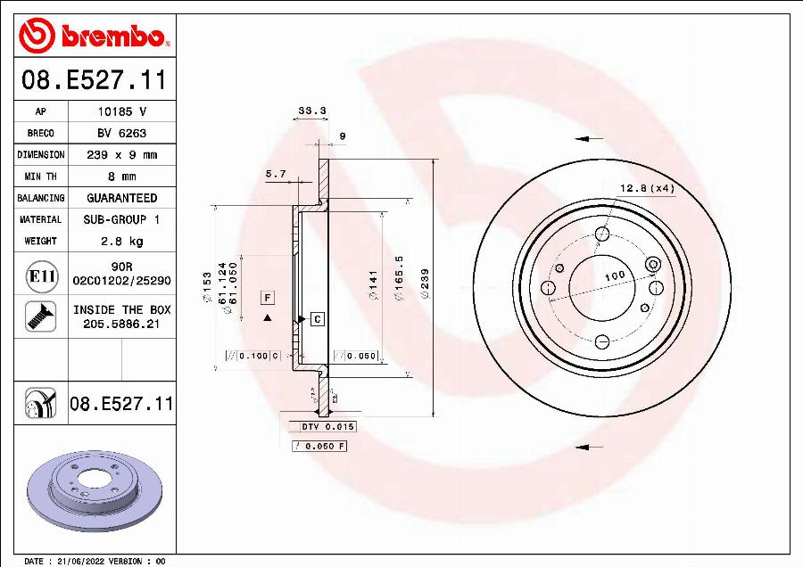 AP 20066 X - Disque de frein cwaw.fr