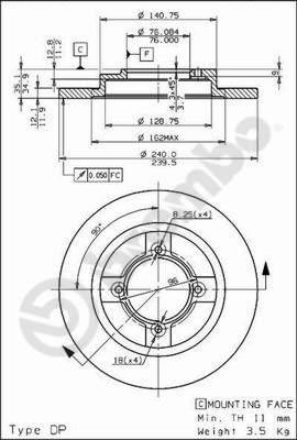 AP 10312 - Disque de frein cwaw.fr