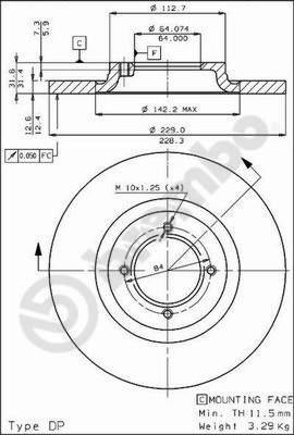 AP 10266 - Disque de frein cwaw.fr