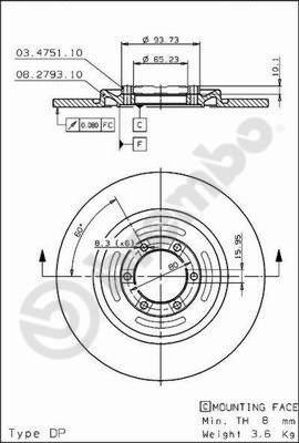 AP 34065 - Disque de frein cwaw.fr