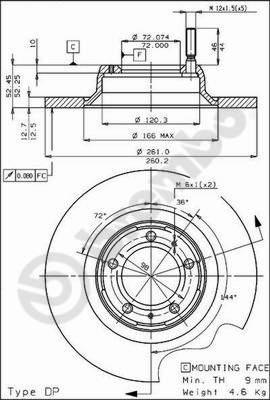 AP 34102 - Disque de frein cwaw.fr