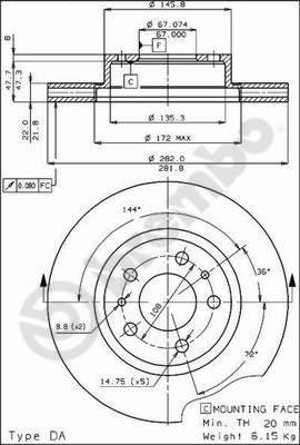 AP 34175 - Disque de frein cwaw.fr