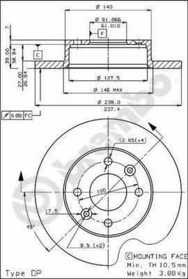 AP 30161 - Disque de frein cwaw.fr