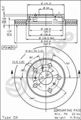 AP 29004 - Disque de frein cwaw.fr