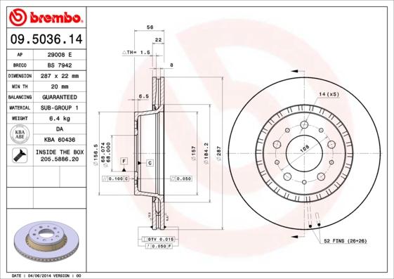 AP 29008 E - Disque de frein cwaw.fr