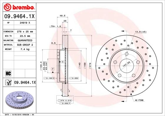 AP 24919 X - Disque de frein cwaw.fr