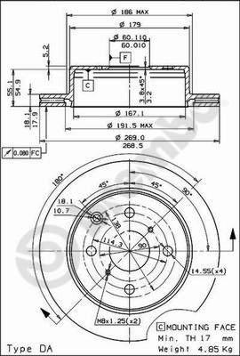 AP 24450 - Disque de frein cwaw.fr