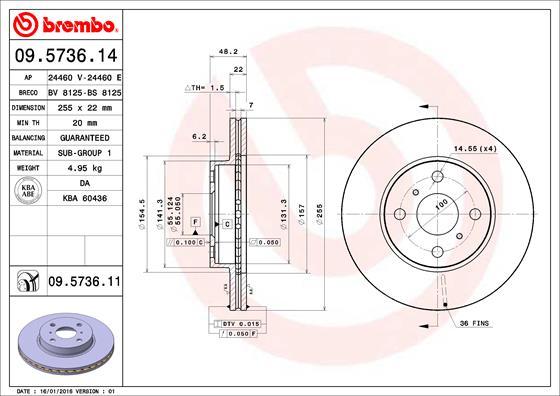 AP 24460 E - Disque de frein cwaw.fr