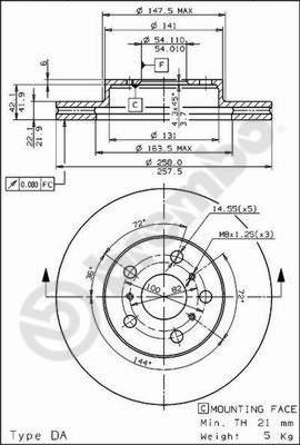 AP 24420 - Disque de frein cwaw.fr