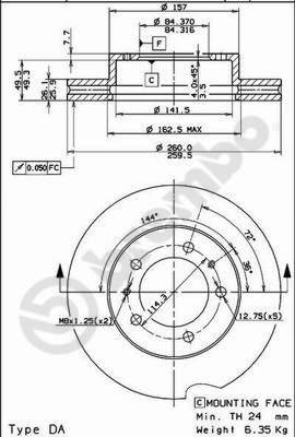 AP 24526 - Disque de frein cwaw.fr