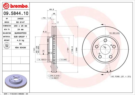 AP 24520 - Disque de frein cwaw.fr