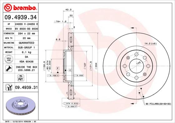 AP 24655 E - Disque de frein cwaw.fr