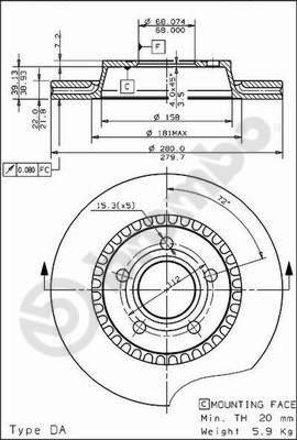 AP 24190 - Disque de frein cwaw.fr