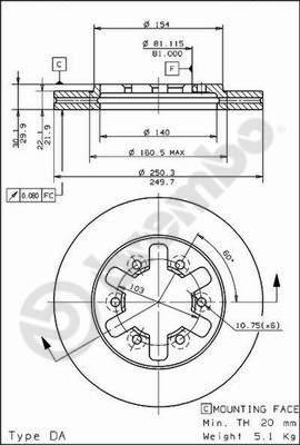 AP 24198 - Disque de frein cwaw.fr