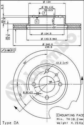 AP 24143 - Disque de frein cwaw.fr