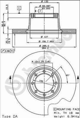 AP 24147 - Disque de frein cwaw.fr