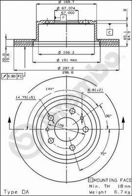 AP 24168 - Disque de frein cwaw.fr