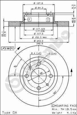 AP 24174 - Disque de frein cwaw.fr