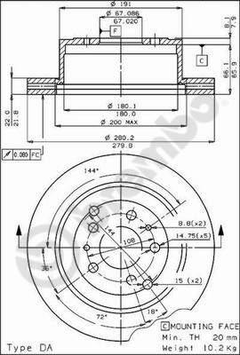 AP 24172 - Disque de frein cwaw.fr