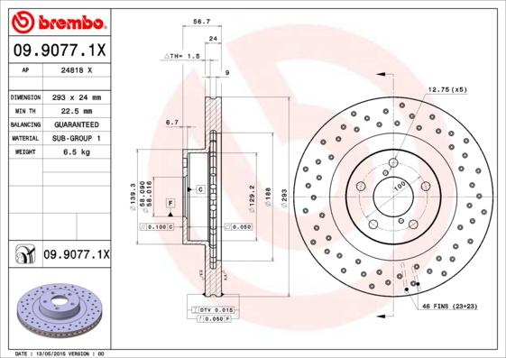 AP 24818 X - Disque de frein cwaw.fr