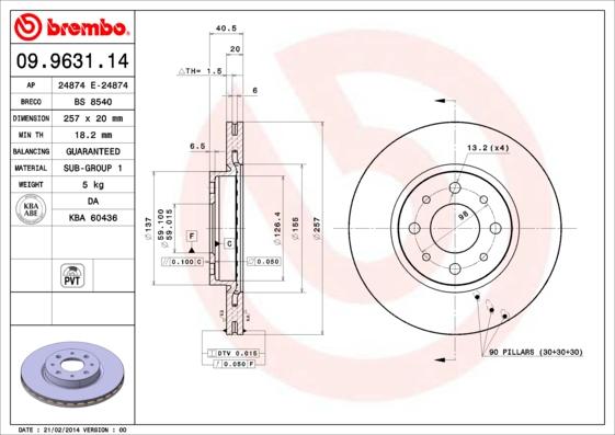 AP 24874 E - Disque de frein cwaw.fr