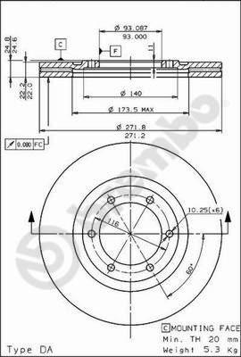 AP 24340 - Disque de frein cwaw.fr