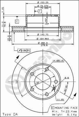 AP 24386 - Disque de frein cwaw.fr