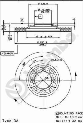 AP 24258 - Disque de frein cwaw.fr