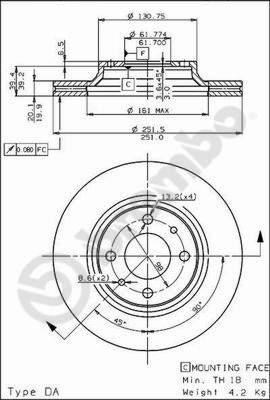 AP 24269 - Disque de frein cwaw.fr