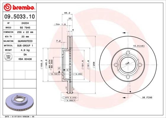 AP 24204 - Disque de frein cwaw.fr