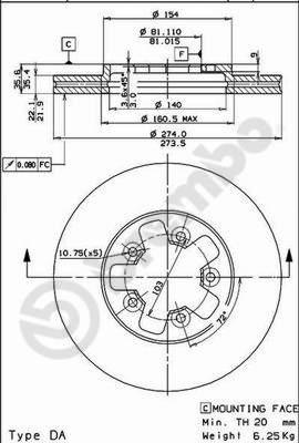 AP 24277 - Disque de frein cwaw.fr