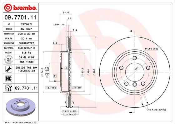 AP 24746 V - Disque de frein cwaw.fr