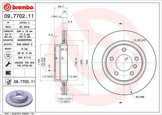 AP 24754 V - Disque de frein cwaw.fr