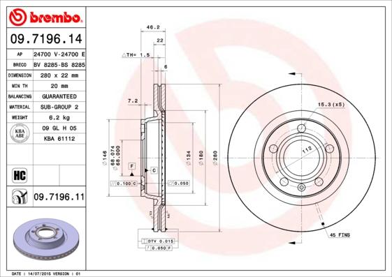 AP 24700 E - Disque de frein cwaw.fr