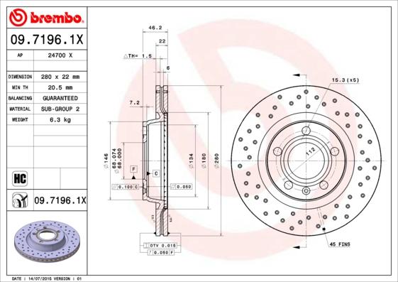 AP 24700 X - Disque de frein cwaw.fr