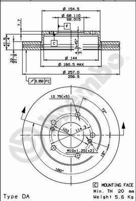 AP 24703 - Disque de frein cwaw.fr