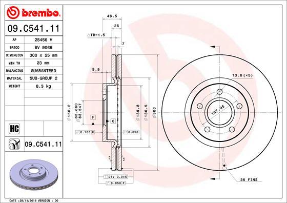 AP 25456V - Disque de frein cwaw.fr