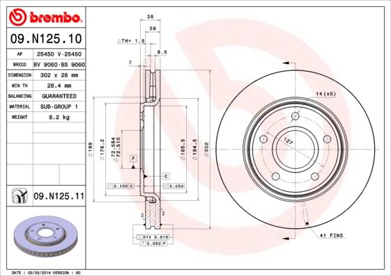 AP 25450 - Disque de frein cwaw.fr