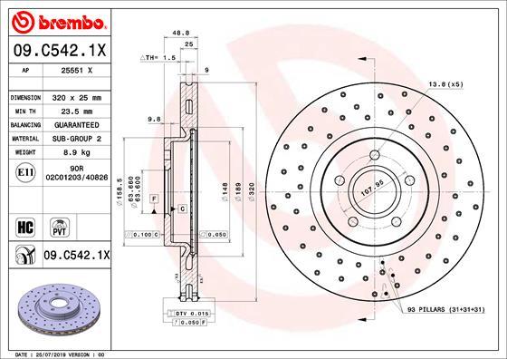 AP 25551 X - Disque de frein cwaw.fr