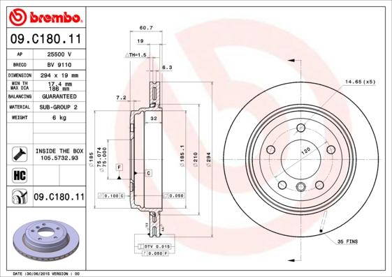 AP 25500 V - Disque de frein cwaw.fr