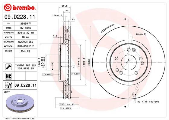 AP 25695 V - Disque de frein cwaw.fr