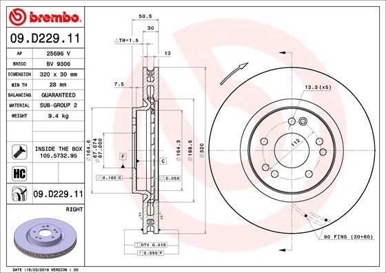 AP 25696 V - Disque de frein cwaw.fr