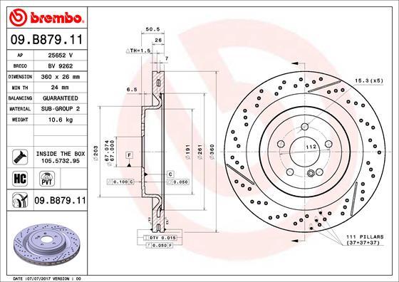 AP 25652 V - Disque de frein cwaw.fr