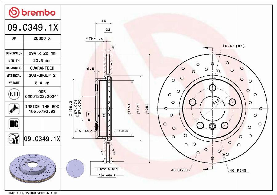 AP 25600 X - Disque de frein cwaw.fr